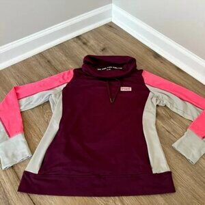 PINK Victoria’s Secret Colorblock Cowl Neck Pullover | Size L